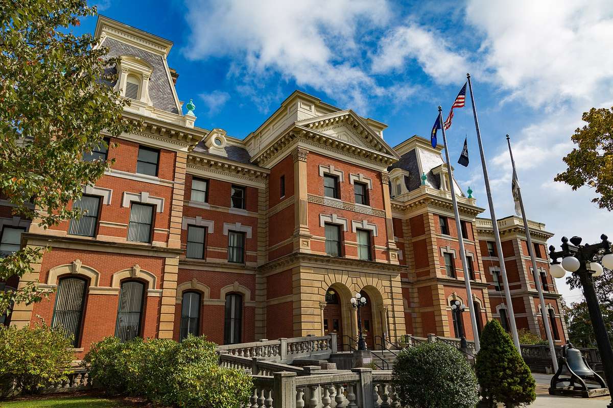 Cambria County Court House in Ebensburg, PA