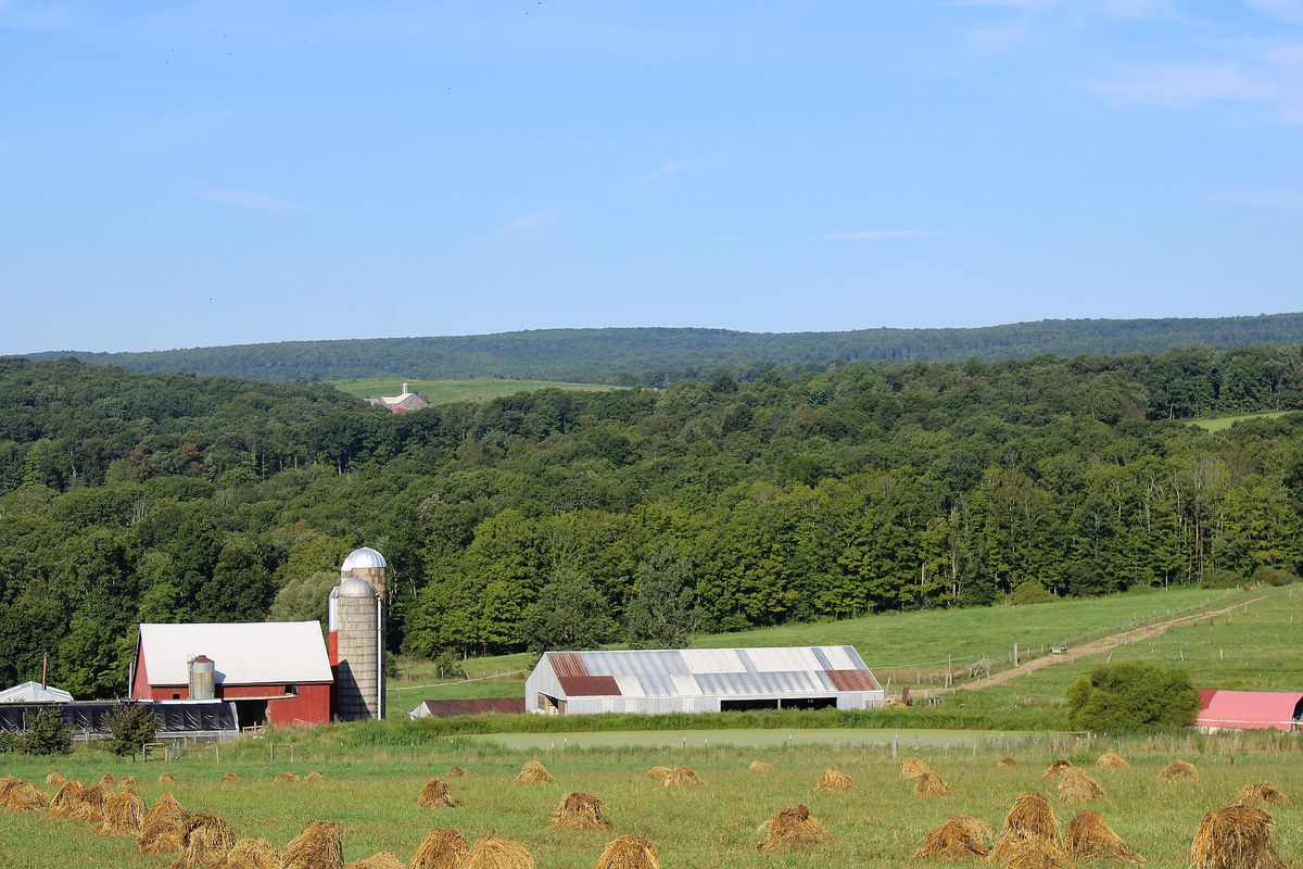 Mount Davis and Negro Mountain seen from Salisbury in Somerset County, PA