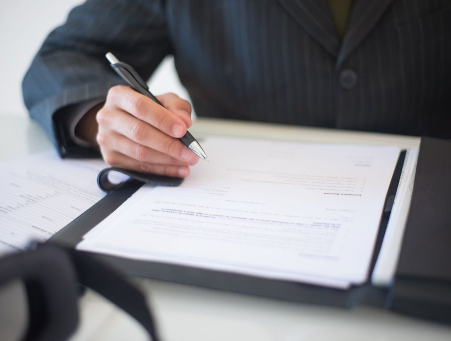 Signing a case referral form